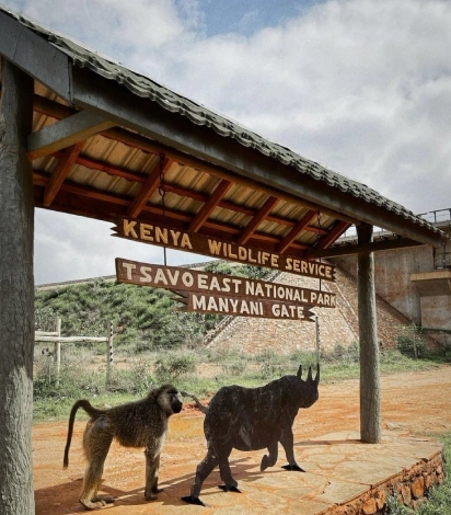 Tsavo East Gate